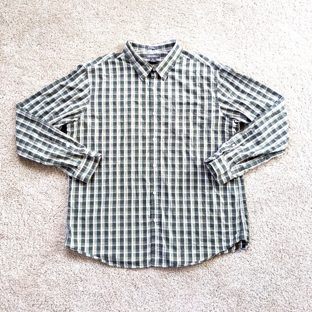 Eddie Bauer Button Up Shirt Classic Fit Men's XL